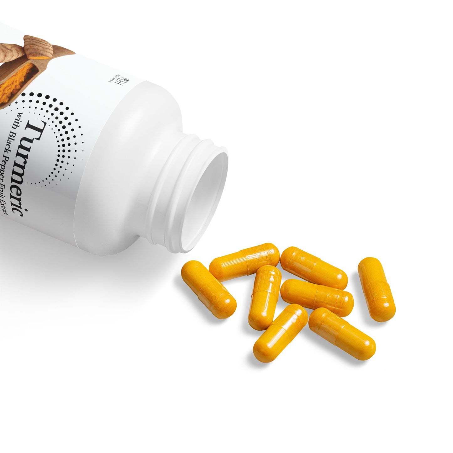 Turmeric with BioPerine® (Black Pepper Fruit Extract) Supplement (60 Capsules)